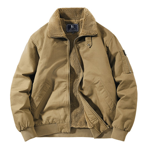 Herren Urbaner Blousonjacke mit Teddyfutter Drune