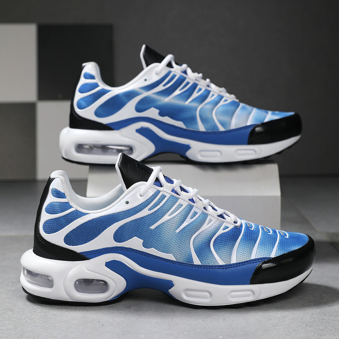 Herren Dämpfende Sport-Sneaker mit sichtbarer Luftkammer und atmungsaktivem Gradient-Strick Drune