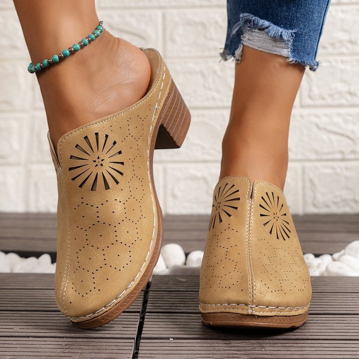 Damen offene Clogs Drune