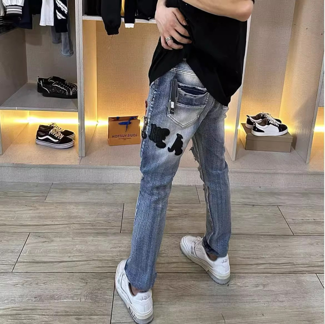Damen Modisches Oversized T-Shirt mit Sternenmotiv Drune