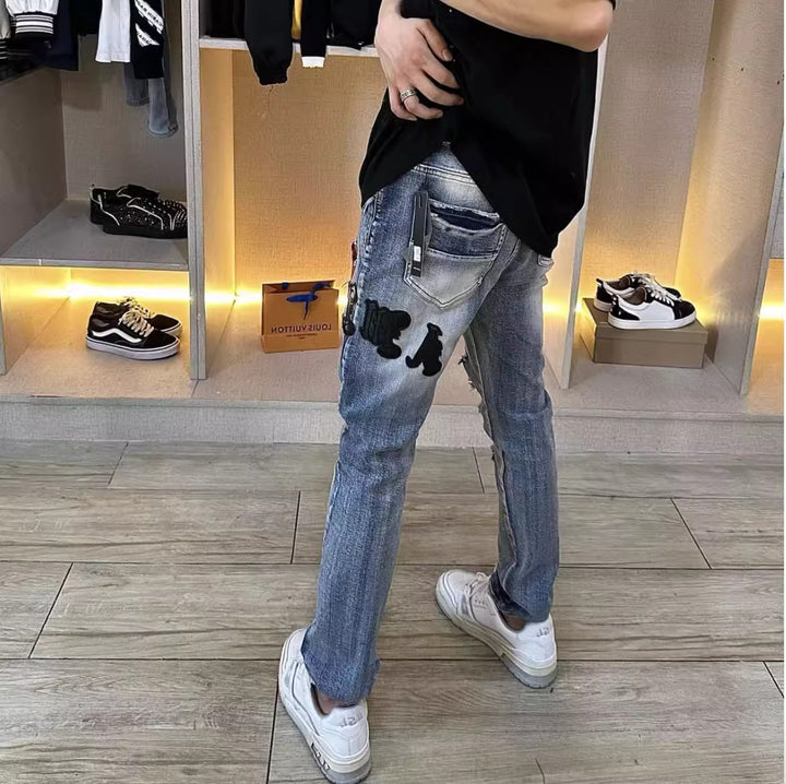 Damen Modisches Oversized T-Shirt mit Sternenmotiv Drune