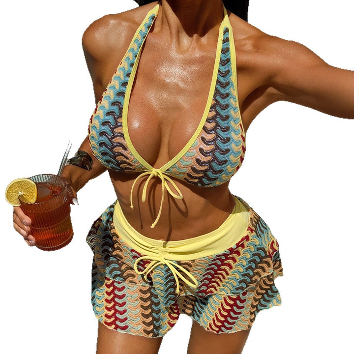 Damen Bikini-Set mit raffinierter Rockdetails Drune