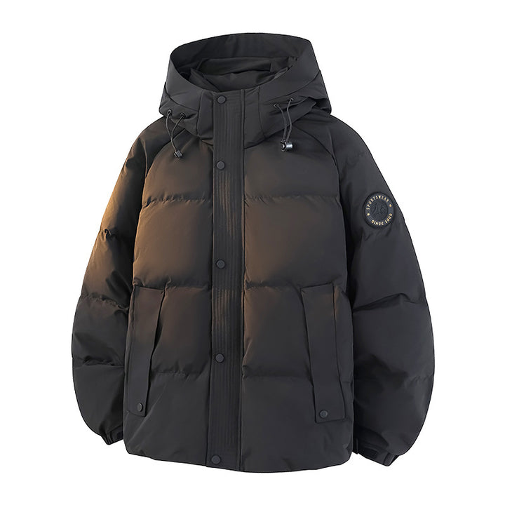 Damen Warm gefütterte Steppjacke mit hohem Kragen Drune