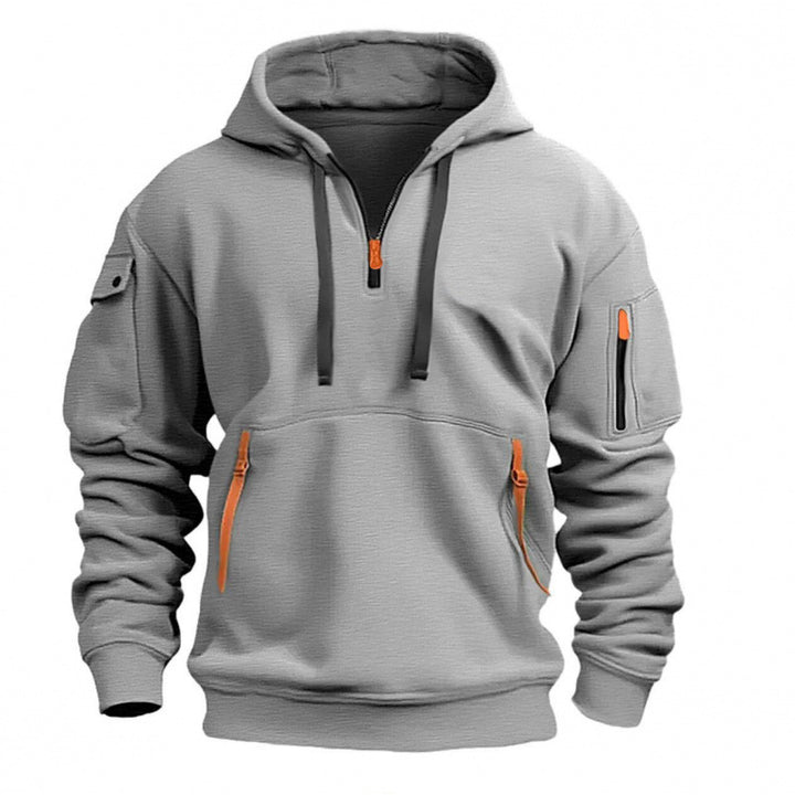Herren Freizeit Kapuzenpullover mit praktischen Taschen Drune