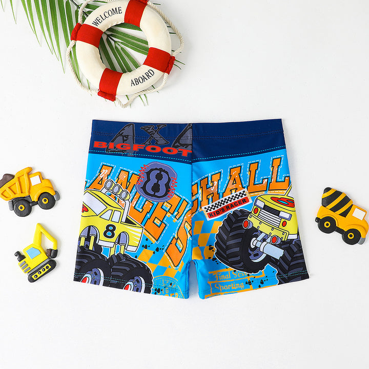 Jungen Schwimmshorts mit maritimen Motiv Drune