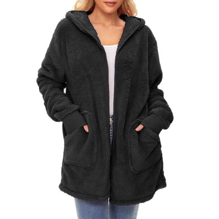 Damen weicher Fleece-Mantels Drune