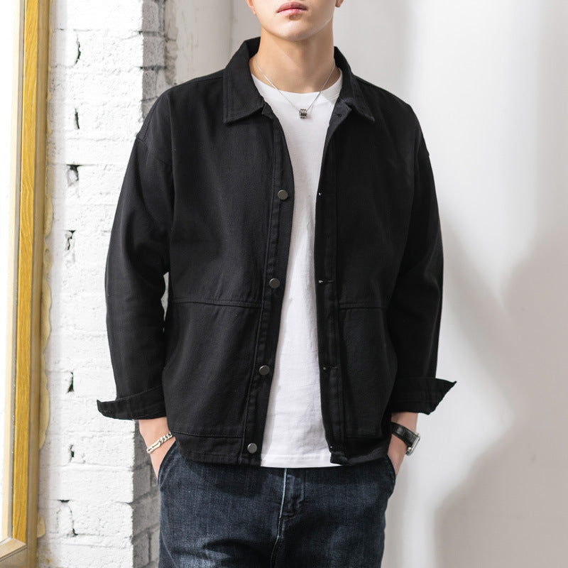 Herren Lässige Utility Jacke Drune