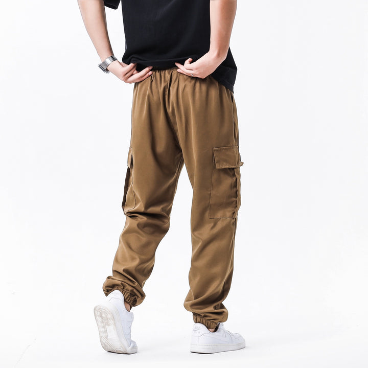 Herren Multifunktionale Cargohose mit elastischem Bund und praktischen Taschen Drune