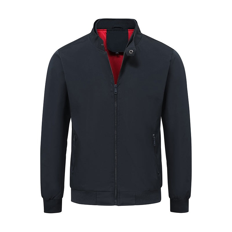 Herren Leichte Übergangsjacke mit hochgeschlossenem Kragen Drune