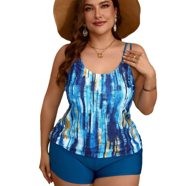 Damen Tankini mit modischem Schnitt und bequemen Shorts Drune