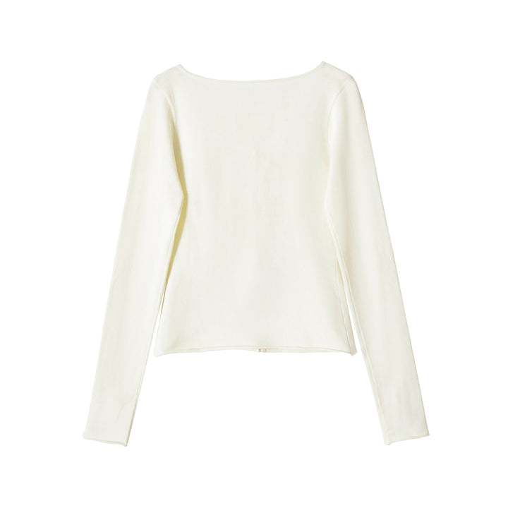 Damen Feinstrick Cropped-Cardigan mit Perlmuttknopfleiste Drune