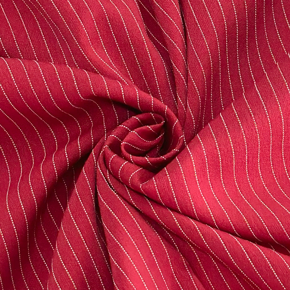 Damen elegantes Zweiteiler-Anzug-Set mit schmaler Passform und zeitlosem Streifenmuster Drune