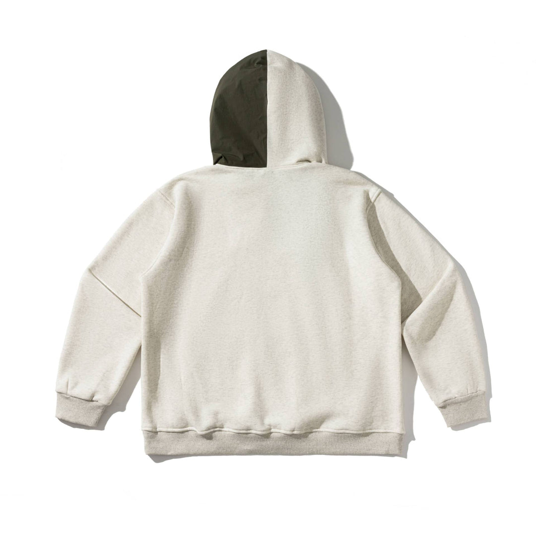 Unisex Oversize Kapuzenpullover mit technischem Frontpanel und Kängurutasche Drune
