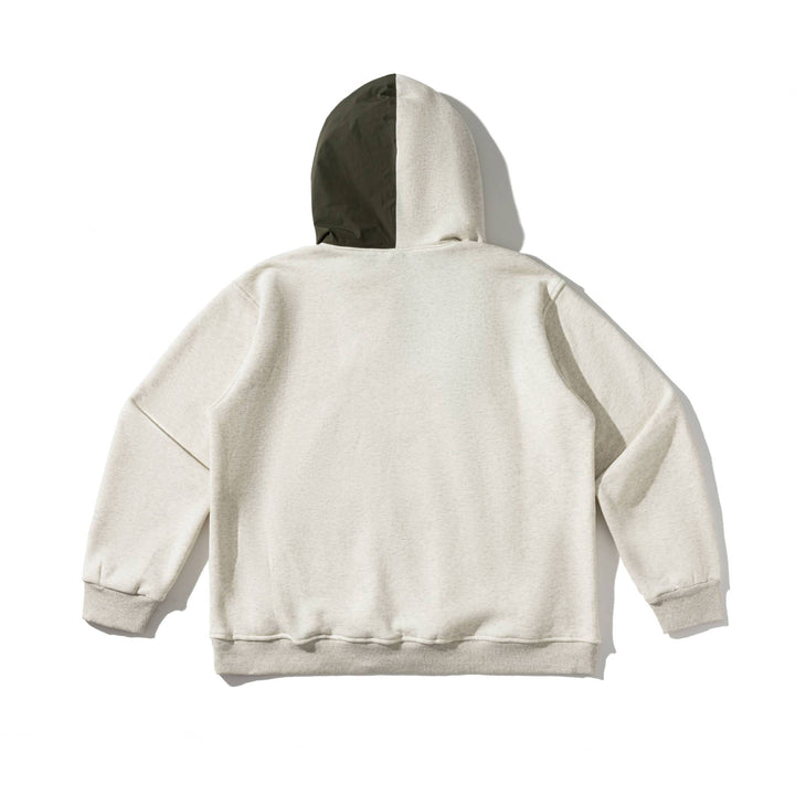 Unisex Oversize Kapuzenpullover mit technischem Frontpanel und Kängurutasche Drune