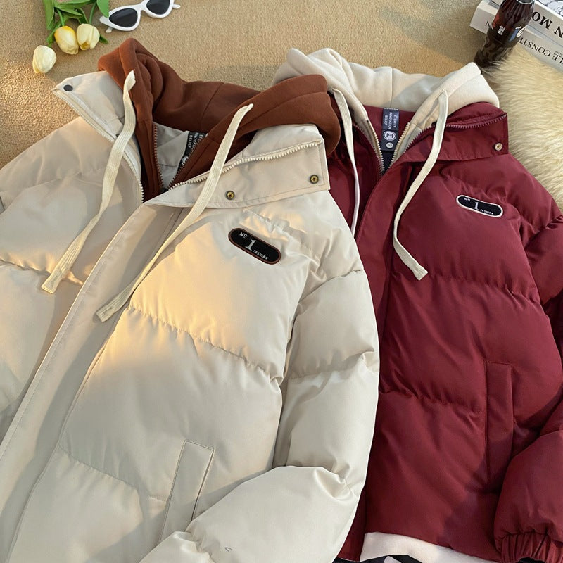 Damen Wattierte Parka-Jacke Drune