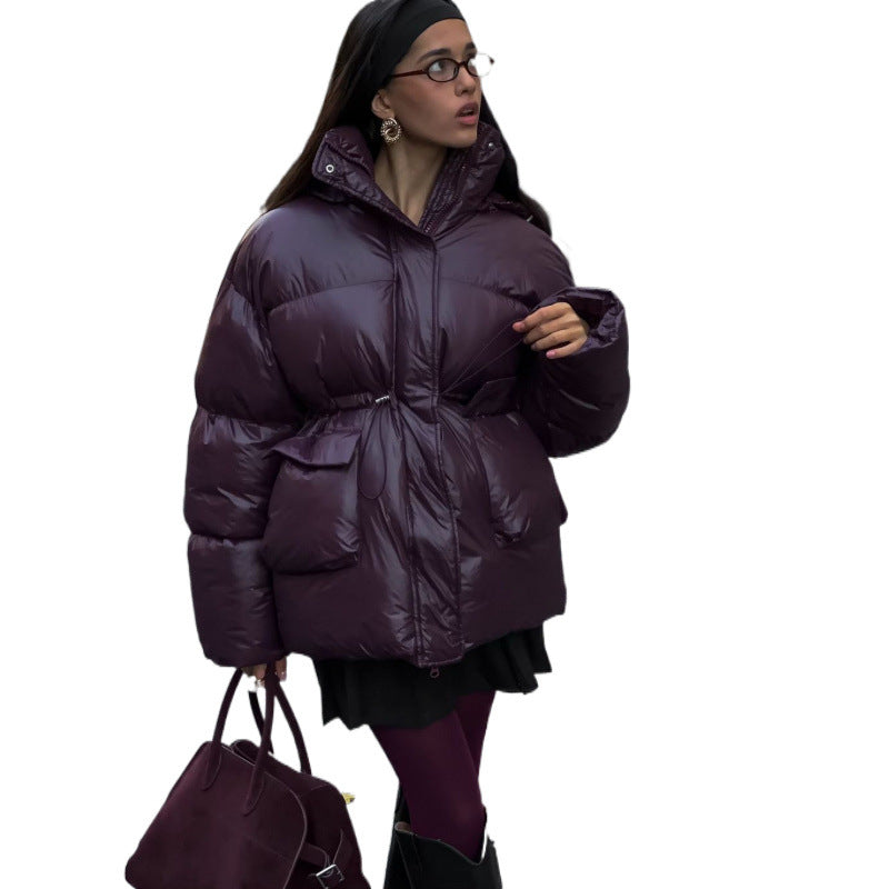 Damen Übergangsjacke mit verstellbarem Kordelzug und Kapuze Drune