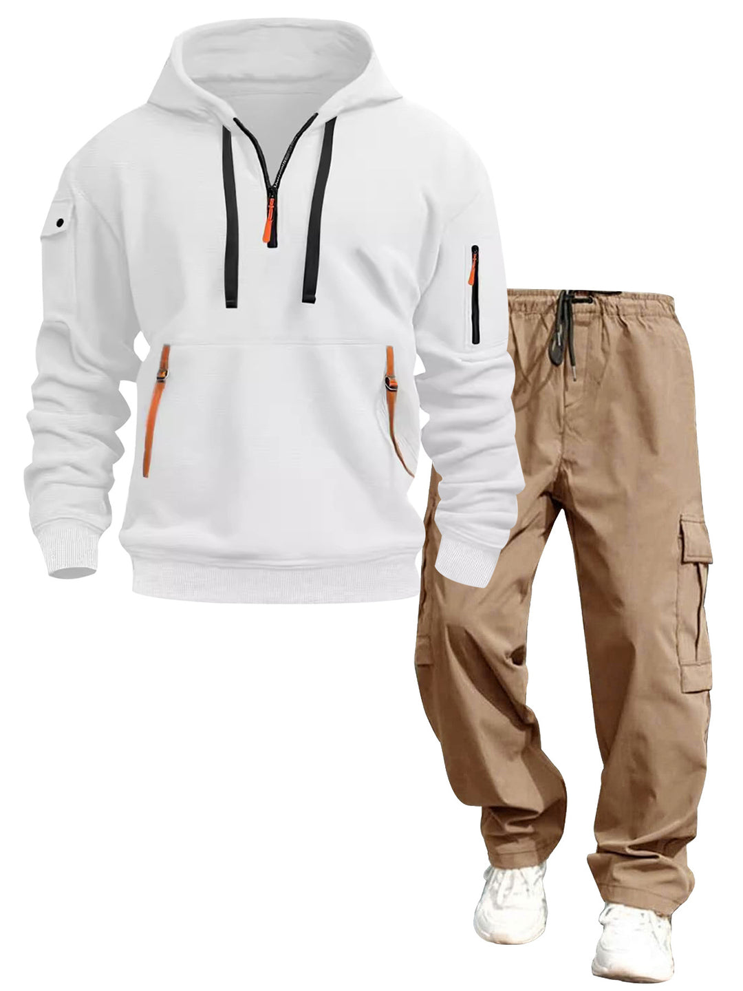 Herren lässiger Kapuzenpullover und Jogginghose Drune
