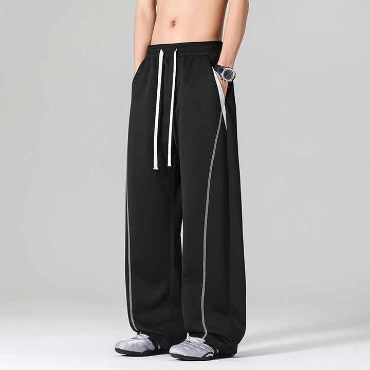 Herren Lässige Freizeithose mit hohen Beinen