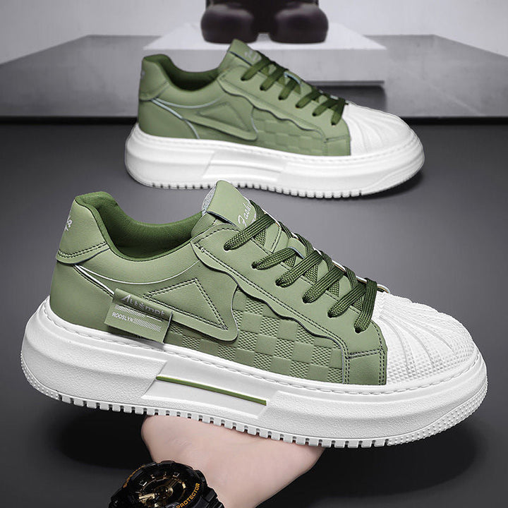 Damen Komfortable Plateausneaker mit trendiger Oberflächenstruktur Drune