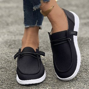 Damen Bequeme Slip-On Schuhe Drune