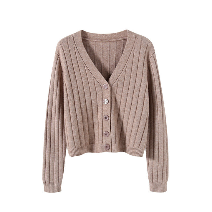 Drune | Schnürgestrickter Pullover mit V-Ausschnitt für Damen