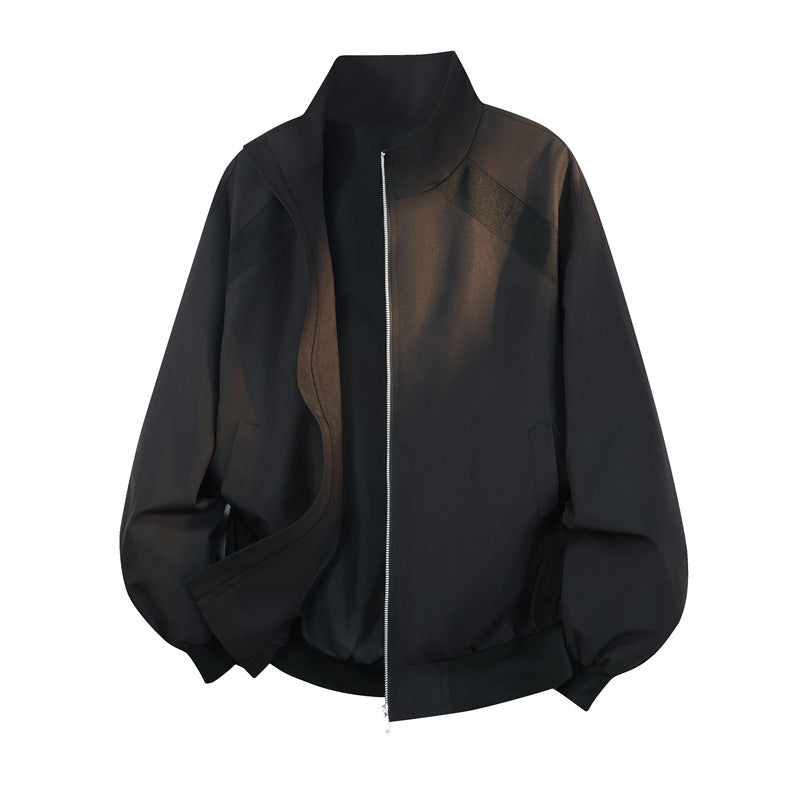 Damen Blouson‑Jacke im Oversize‑Schnitt mit Ballonärmeln, Stehkragen & elastischem Bund Drune