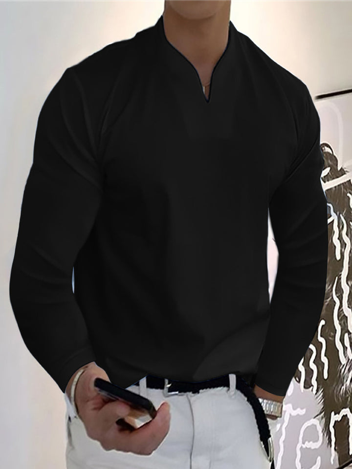 Herren Lässiges Langarmshirt Drune