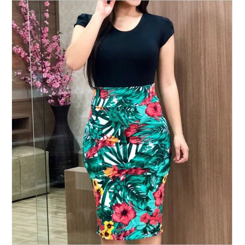 Damen Figurbetontes Wickelkleid mit streifigem Design und schickem Taillengürtel Drune