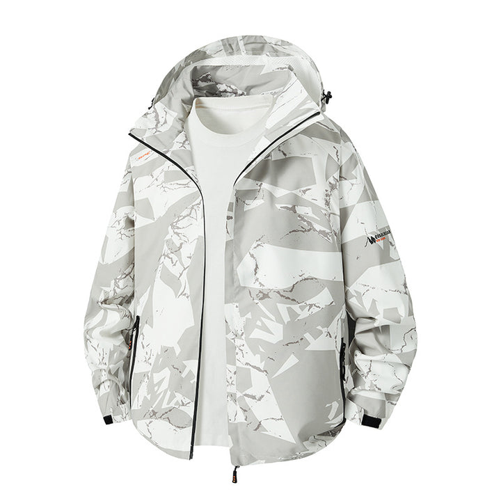 Herren Leichte Funktionsjacke mit Kapuze Drune