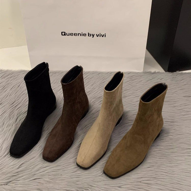 Damen Elegante Stiefeletten Drune