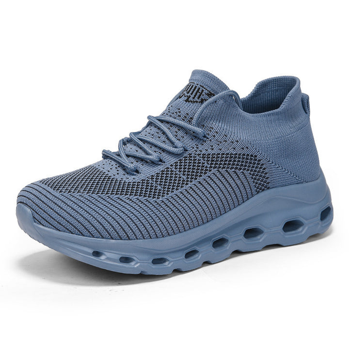 Unisex Atmungsaktive Strick-Sneaker mit sockenähnlichem Schaft und gedämpfter Luftsohle Drune