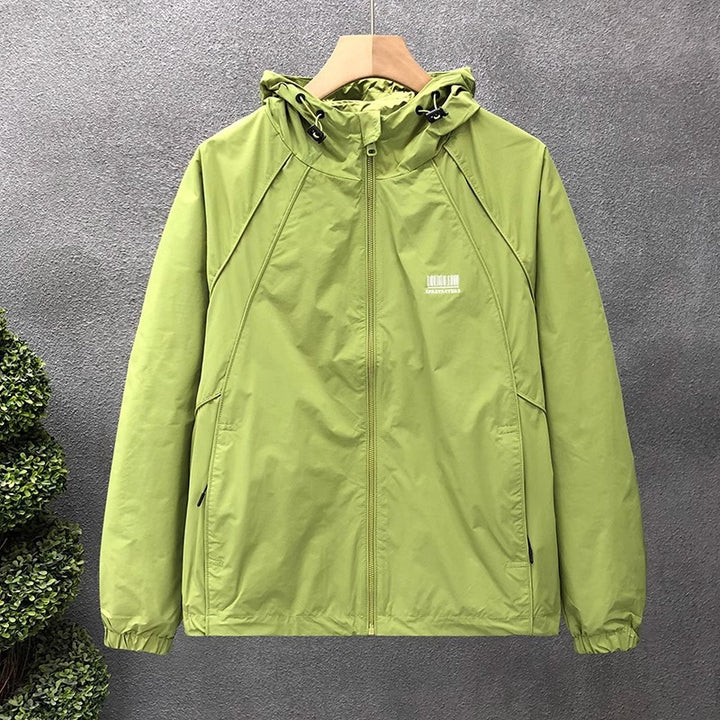 Herren Leichte Funktionsjacke mit Kapuze Drune