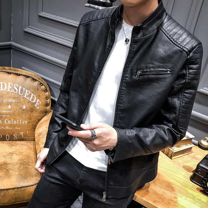 Herren Stylishe Bikerjacke Drune