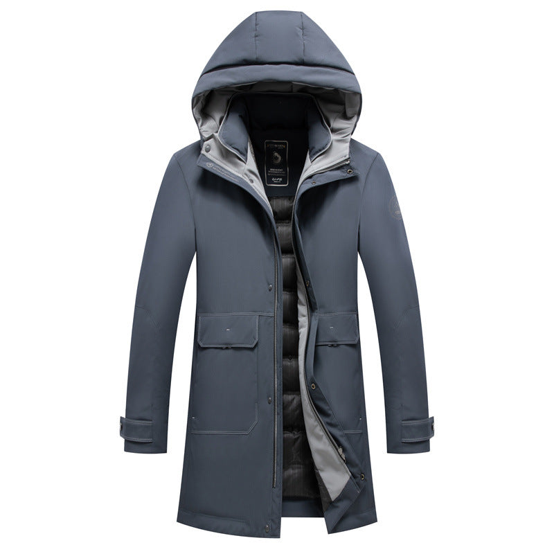 Herren Winterparka mit abnehmbarer Stepp-Innenjacke Drune