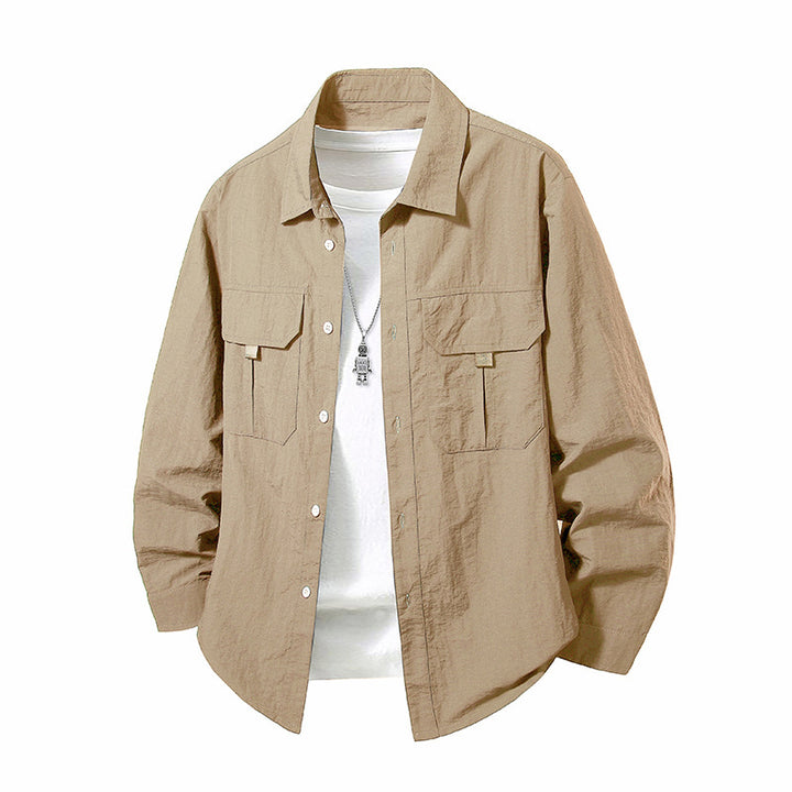 Herren Lässige Hemdjacke Drune