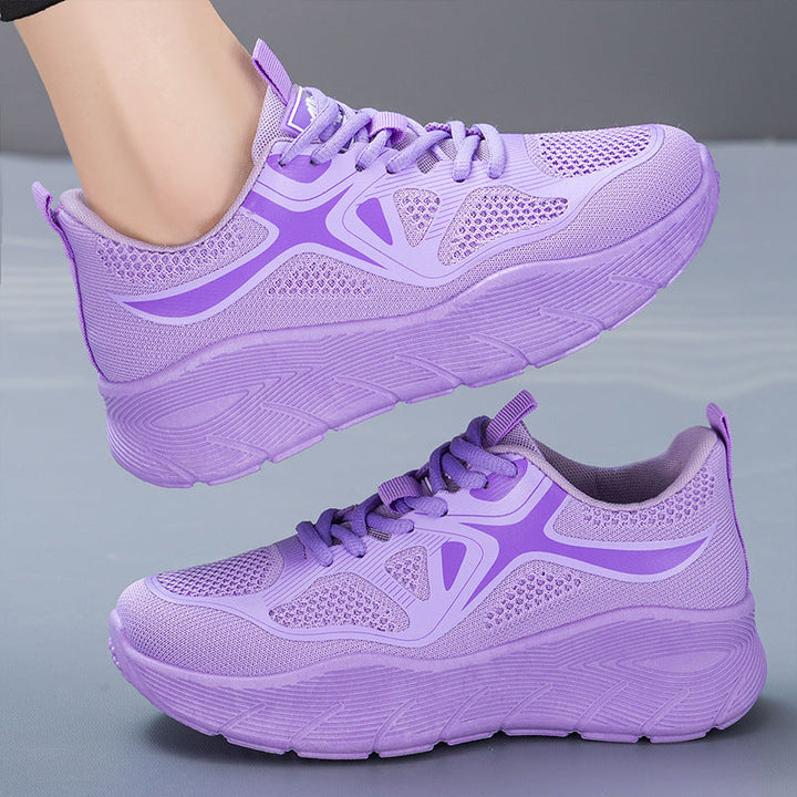 Damen Sportliche Laufschuhe mit atmungsaktivem Mesh-Obermaterial und gepolsterter Sohle Drune