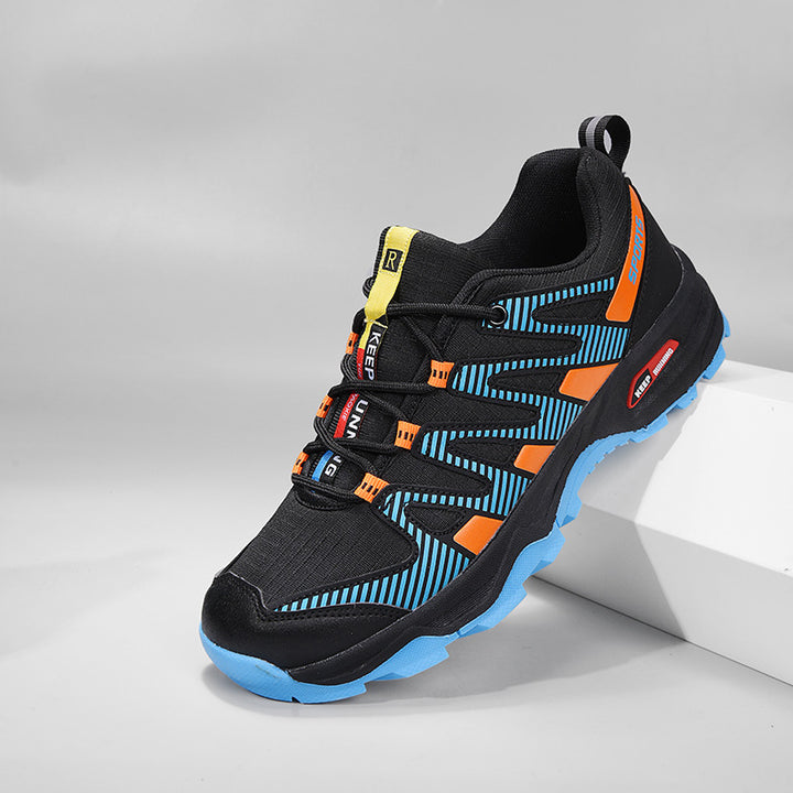 Herren sportlicher Outdoor-Adventure Sneaker mit verstärkter Zehenkappe und stoßdämpfender Wabensohle Drune