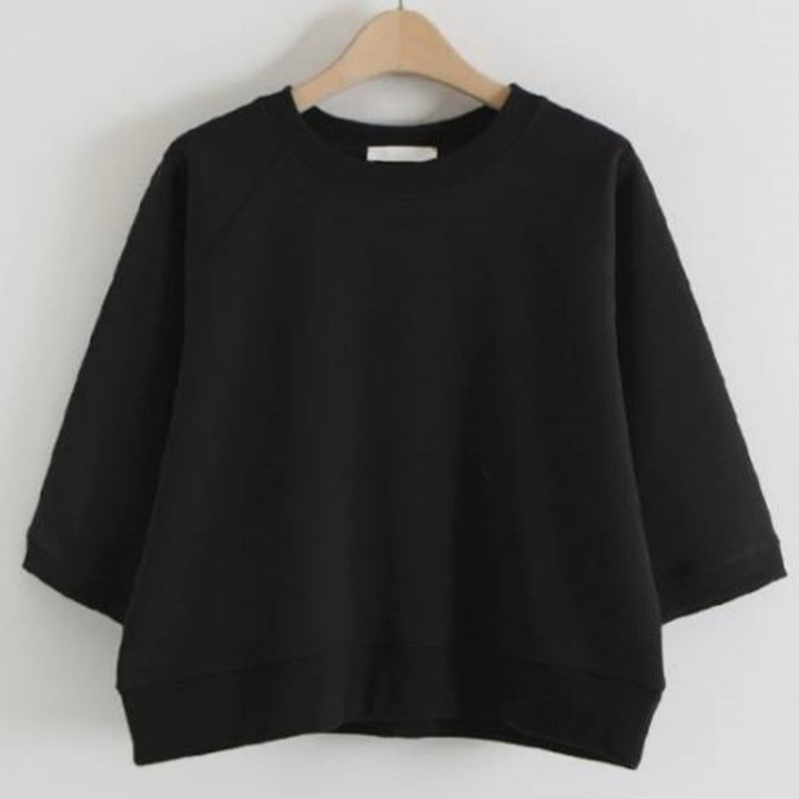 Damen legeres Sweatshirt mit 3/4-Ärmeln Drune