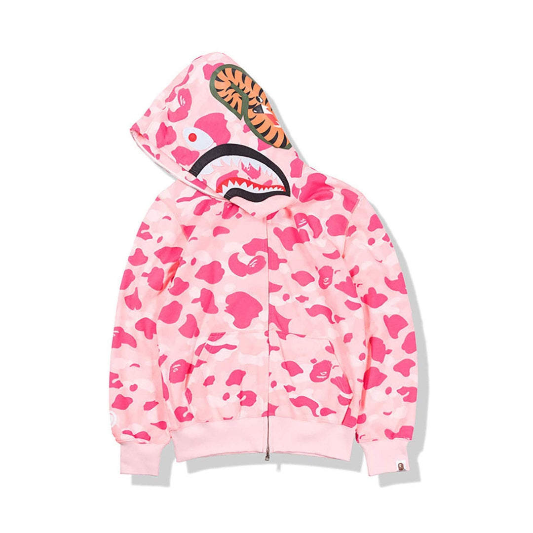 Damen Kapuzenjacke mit modernem Camouflage-Design und hochwertiger Baumwollmischung Drune
