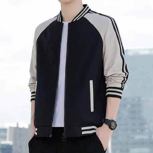 Herren Sportliche Bomberjacke mit seitlichen Taschen Drune