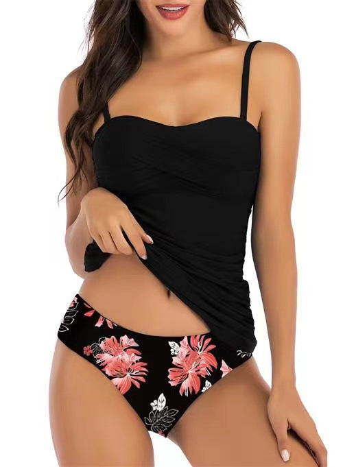 Damen Tankini mit raffiniertem Raffung-Design Drune