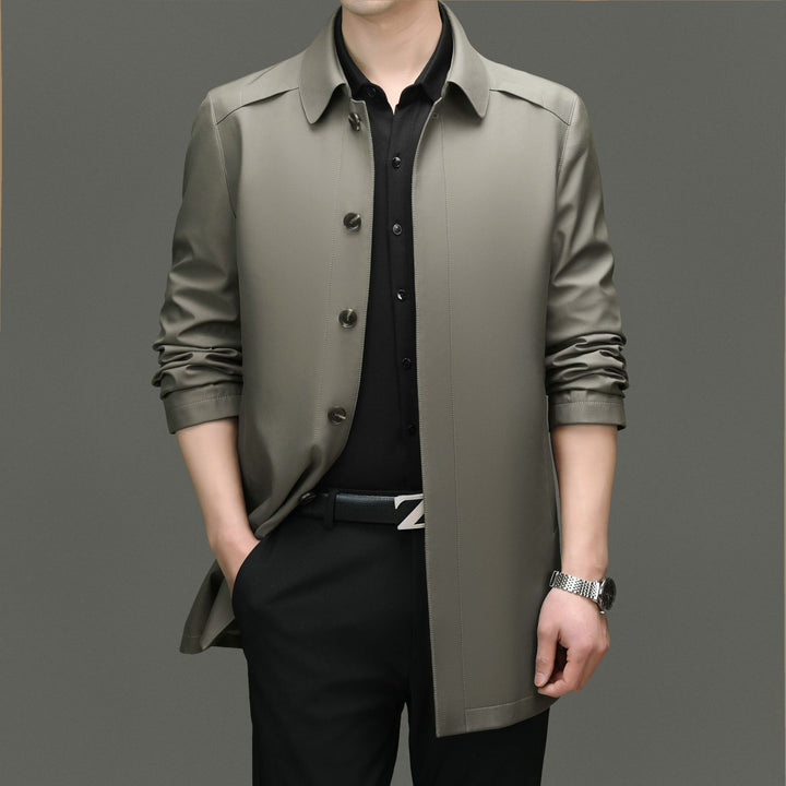 Herren elegante Übergangsjacke mit modernem Design und funktionalen Taschen Drune