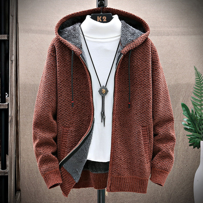 Damen gemütliche Kapuzenjacke mit weichem Innenfutter und innovativem Schnitt Drune