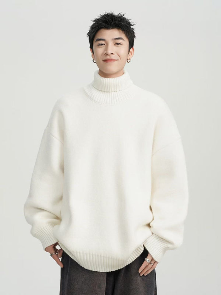 Unisex Oversized Rollkragenpullover Drune