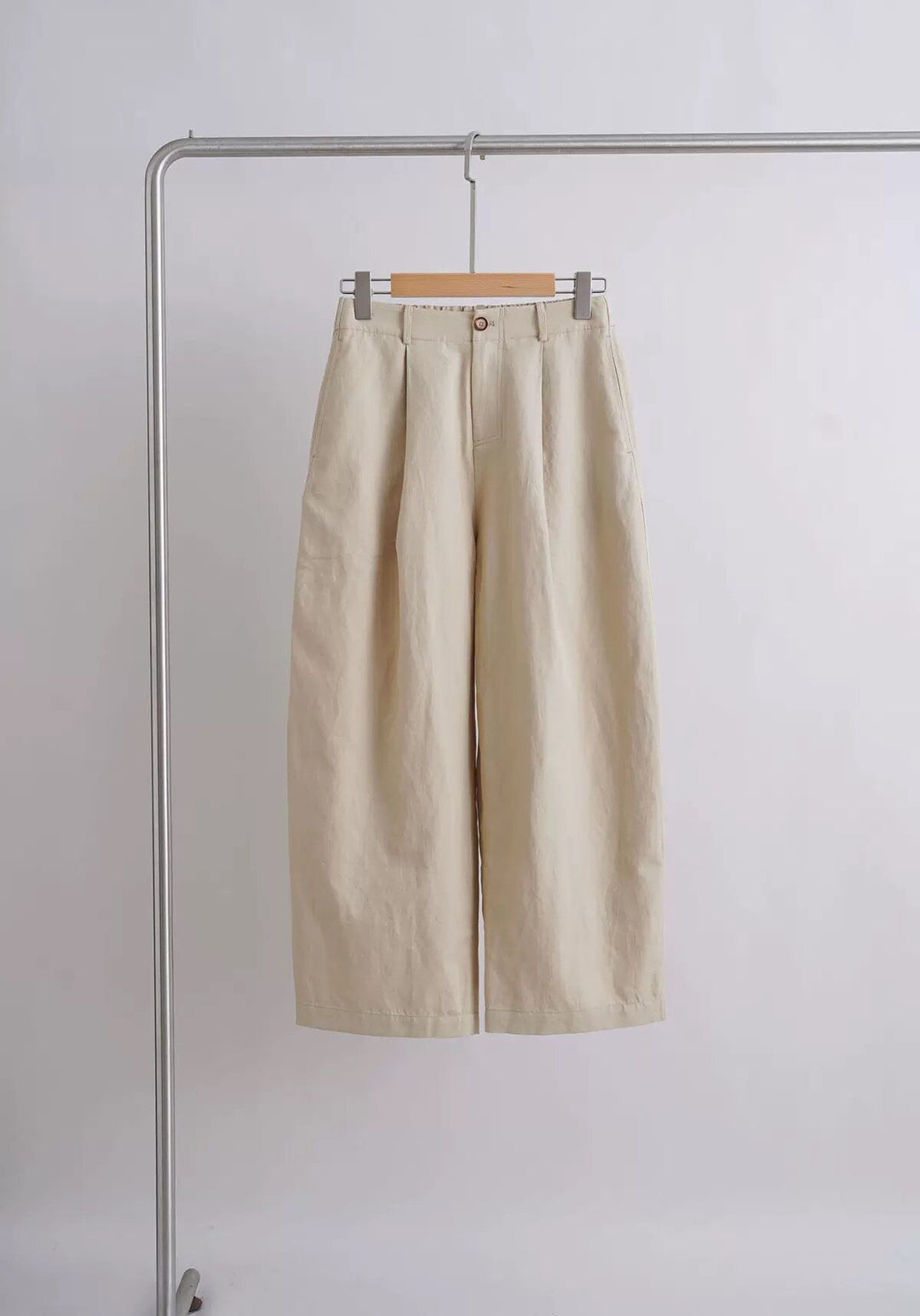 Damen Bequeme und lässige weit geschnittene Stoffhose Drune