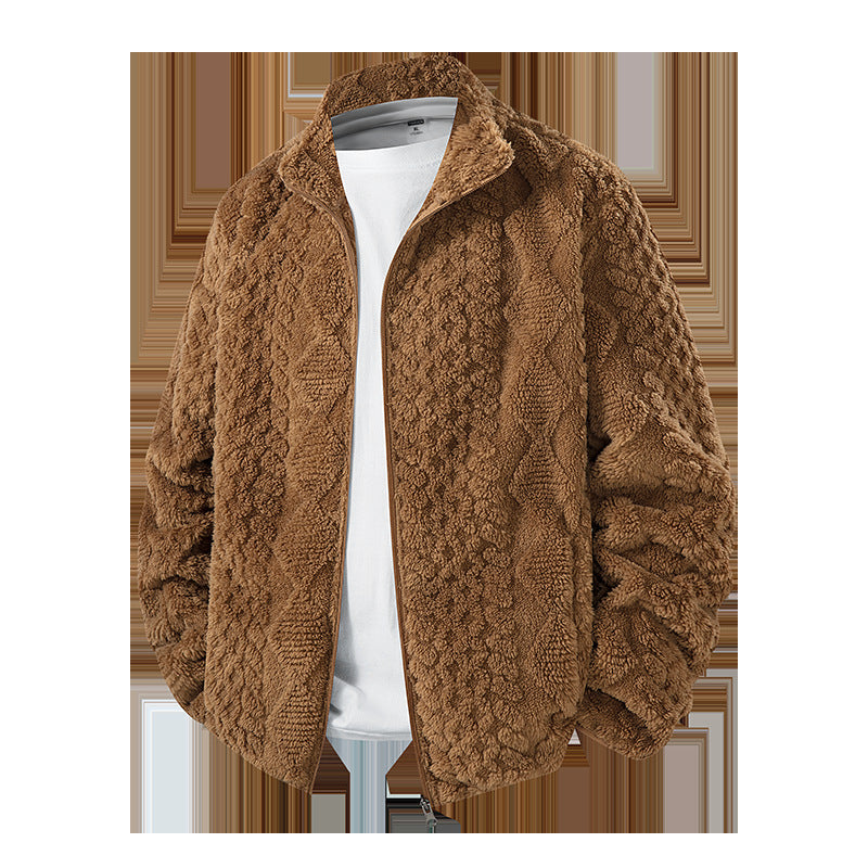 Herren Kuschelige Fleecejacke Drune