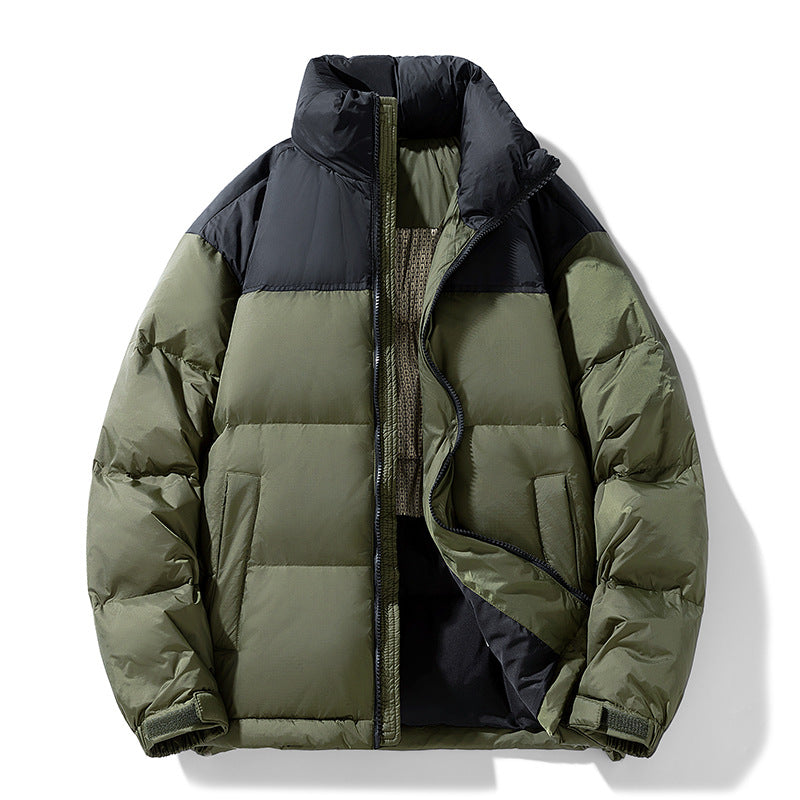 Herren Steppjacke mit hohem Stehkragen und Thermofutter Drune
