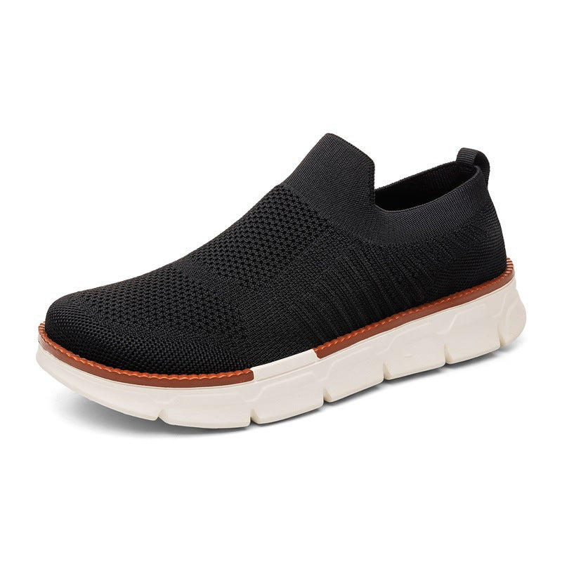 Herren Leichter Strick-Slip-On Sneaker mit Memory-Foam-Komfort und flexibler Profilsohle Drune