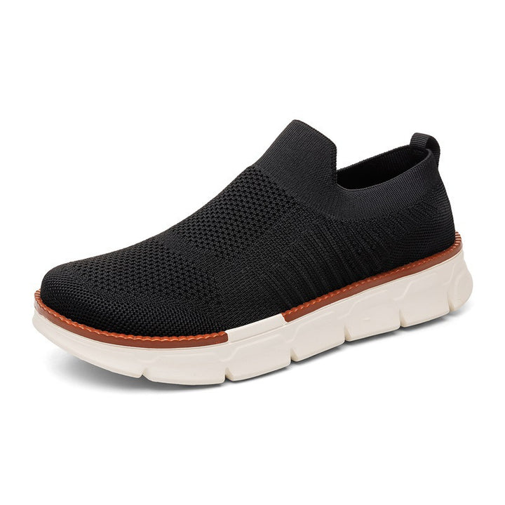 Herren Leichter Strick-Slip-On Sneaker mit Memory-Foam-Komfort und flexibler Profilsohle Drune