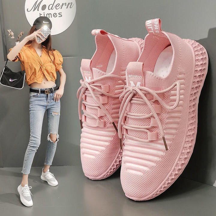 Damen Atmungsaktive Sport Sneakers mit flexibler Sohle Drune